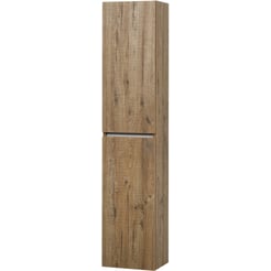 Ben Limara Hoge kast Links, 35x29x165 cm, Sherwood/Aluminium