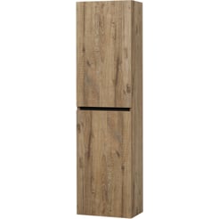 Ben Limara Hoge kast Links, 45x29x165 cm, Sherwood/Mat Zwart