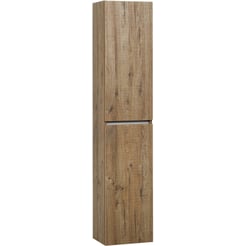 Ben Limara Hoge kast Rechts, 35x29x165 cm, Sherwood/Aluminium