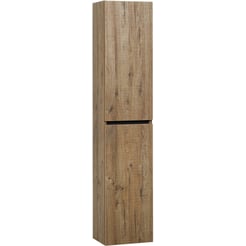 Ben Limara Hoge kast Rechts, 35x29x165 cm, Sherwood/Mat Zwart