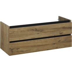 Ben Limara Wastafelonderkast 2 laden, 120x44,5x50 cm, Sherwood mat zwart