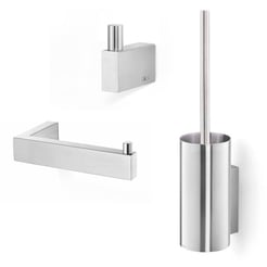 ZACK Linea toilet accessoireset 3-in-1 RVS