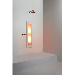 Sunshower One Medium Inbouwset 33x10x140 cm Sand white