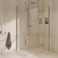 Ben Martino 3.0 douchecabine draaideur rechts incl. antikalk 120x100cm chroom
