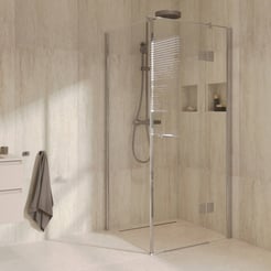 Ben Martino 3.0 douchecabine draaideur rechts incl. antikalk 90x100cm chroom