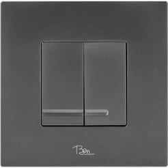 Ben Nemano Bedieningspaneel 16x16 cm Brushed Black