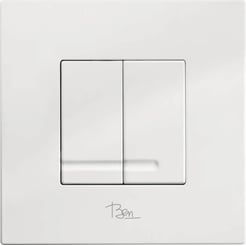 Ben Nemano Bedieningspaneel 16x16 cm Wit
