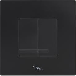 Ben Nemano Drukplaat 16x16 cm Mat Zwart