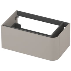 Saniselect Orbido Wastafelonderkast 80x45x35 cm Kiezel Grijs