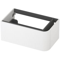 Saniselect Orbido Wastafelonderkast 80x45x35 cm Mat Wit