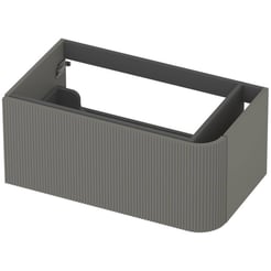 Saniselect Orbido Wastafelonderkast 80x45x35 cm Grijs Groen
