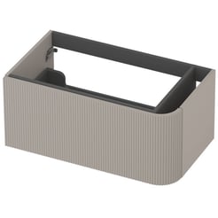 Saniselect Orbido Wastafelonderkast 80x45x35 cm Kiezel Grijs