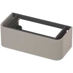 Saniselect Orbido Wastafelonderkast 100x45x35 cm Kiezel Grijs