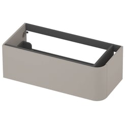 Saniselect Orbido Wastafelonderkast 100x45x35 cm Kiezel Grijs