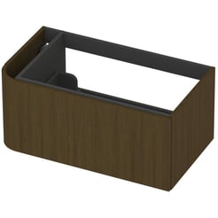 Saniselect Orbido Wastafelonderkast 80x45x35 cm Fineer - Terra