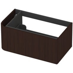 Saniselect Orbido Wastafelonderkast 80x45x35 cm Fineer - Charcoal