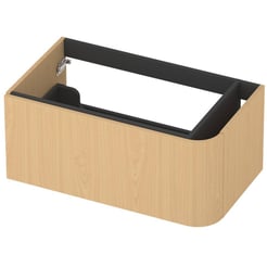 Saniselect Orbido Wastafelonderkast 80x45x35 cm Fineer - Pure