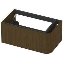 Saniselect Orbido Wastafelonderkast 80x45x35 cm Fineer - Terra