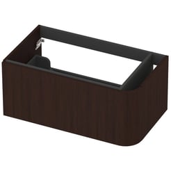 Saniselect Orbido Wastafelonderkast 80x45x35 cm Fineer - Charcoal