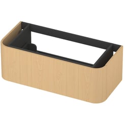 Saniselect Orbido Wastafelonderkast 100x45x35 cm Fineer - Pure