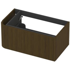 Saniselect Orbido Wastafelonderkast 80x45x35 cm Fineer - Terra