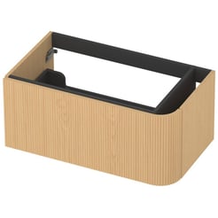 Saniselect Orbido Wastafelonderkast 80x45x35 cm Fineer - Pure