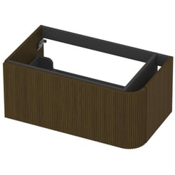 Saniselect Orbido Wastafelonderkast 80x45x35 cm Fineer - Terra