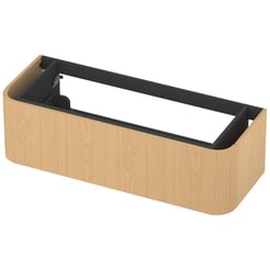 Saniselect Orbido Wastafelonderkast 120x45x35 cm Fineer - Pure