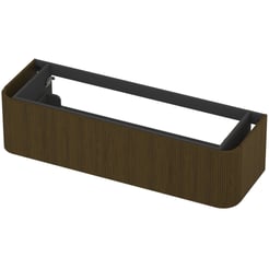 Saniselect Orbido Wastafelonderkast 140x45x35 cm Fineer - Terra