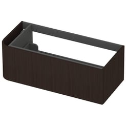 Saniselect Orbido Wastafelonderkast 100x45x35 cm Fineer - Charcoal