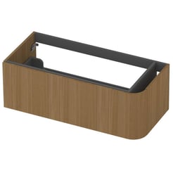 Saniselect Orbido Wastafelonderkast 100x45x35 cm Fineer - Pure