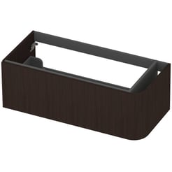 Saniselect Orbido Wastafelonderkast 100x45x35 cm Fineer - Charcoal