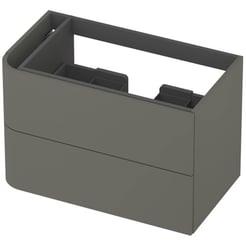 Saniselect Orbido Wastafelonderkast 80x45x52 cm Grijs Groen