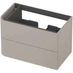 Saniselect Orbido Wastafelonderkast 80x45x52 cm Kiezel Grijs