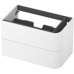 Saniselect Orbido Wastafelonderkast 80x45x52 cm Mat Wit