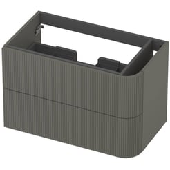Saniselect Orbido Wastafelonderkast 80x45x52 cm Grijs Groen