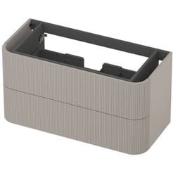 Saniselect Orbido Wastafelonderkast 100x45x52 cm Kiezel Grijs