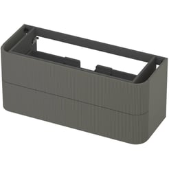 Saniselect Orbido Wastafelonderkast 120x45x52 cm Grijs Groen