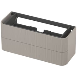 Saniselect Orbido Wastafelonderkast 120x45x52 cm Kiezel Grijs