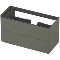 Saniselect Orbido Wastafelonderkast 100x45x52 cm Grijs Groen