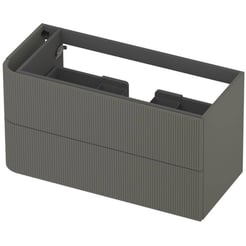 Saniselect Orbido Wastafelonderkast 100x45x52 cm Grijs Groen