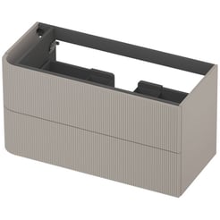 Saniselect Orbido Wastafelonderkast 100x45x52 cm Kiezel Grijs