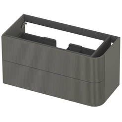 Saniselect Orbido Wastafelonderkast 100x45x52 cm Grijs Groen