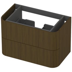 Saniselect Orbido Wastafelonderkast 80x45x52 cm Fineer - Terra