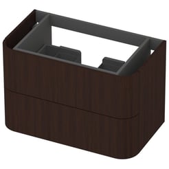 Saniselect Orbido Wastafelonderkast 80x45x52 cm Fineer - Charcoal