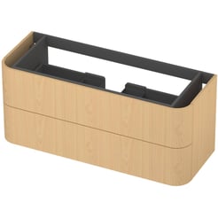 Saniselect Orbido Wastafelonderkast 120x45x52 cm Fineer - Pure