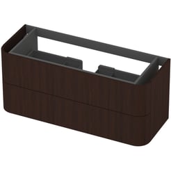 Saniselect Orbido Wastafelonderkast 120x45x52 cm Fineer - Charcoal