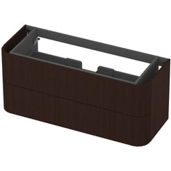 Saniselect Orbido Wastafelonderkast 120x45x52 cm Fineer - Charcoal