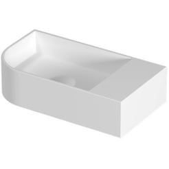 Saniselect Orbido Wastafel 40x22x10 cm Mat Wit