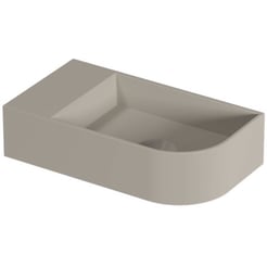 Saniselect Orbido Wastafel 40x22x10 cm Mat Beige Zand